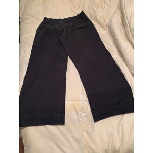 Parker Men’s Pleated Dress Pants – Dark Gray, 60/40 Cotton Blend size 32
